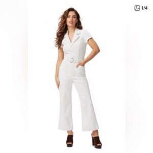 PAIGE Classic White Jumpsuit